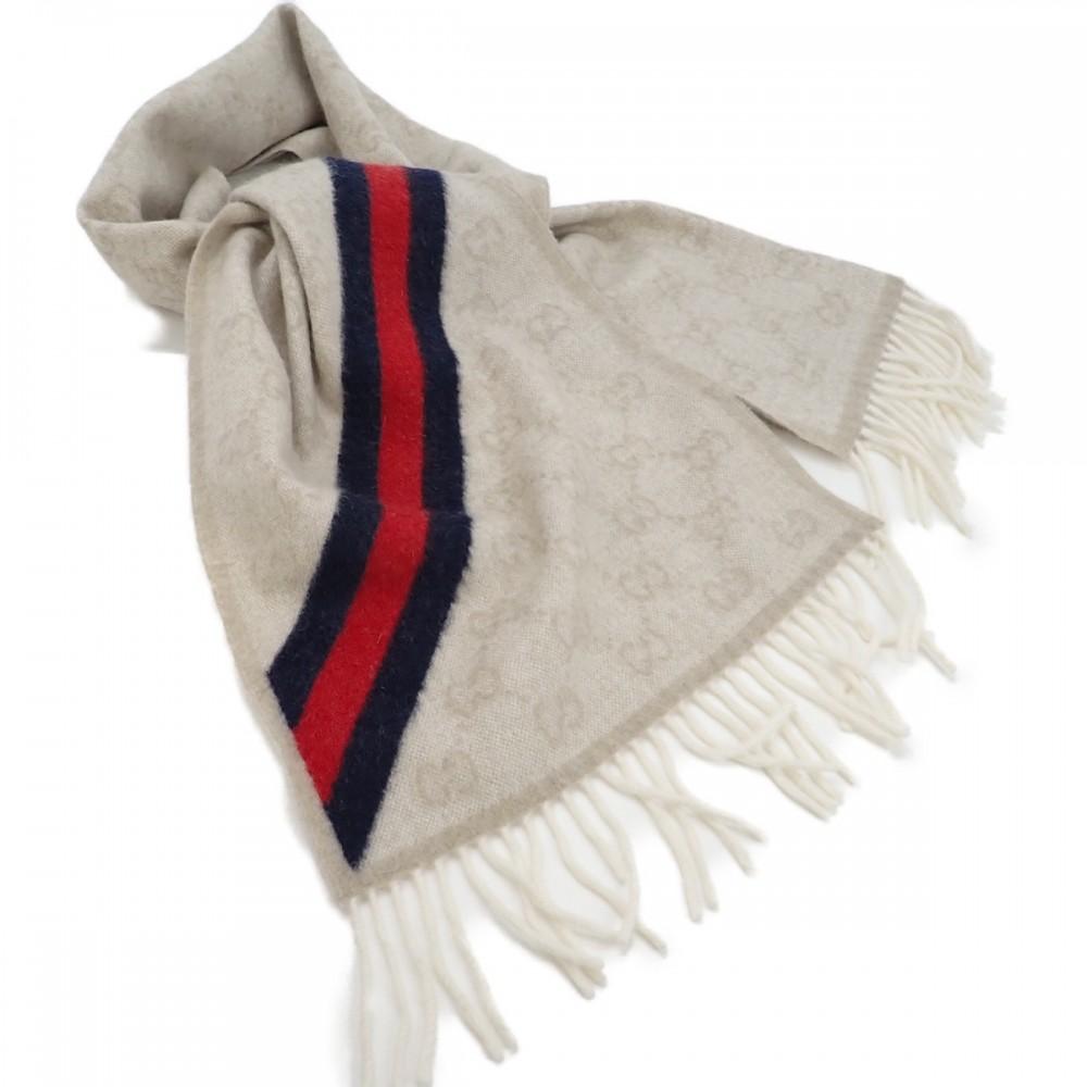 Gucci 508027 Schal beige Wolle Herren