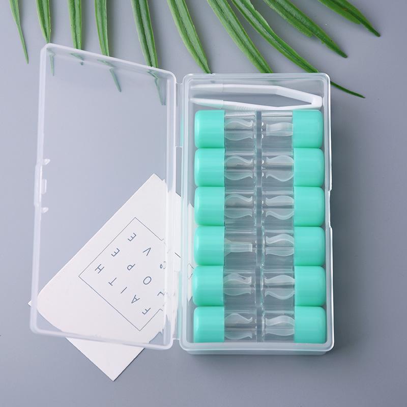 Portable RGP Contact Lens Color Care Set - 6 Piece Display Case