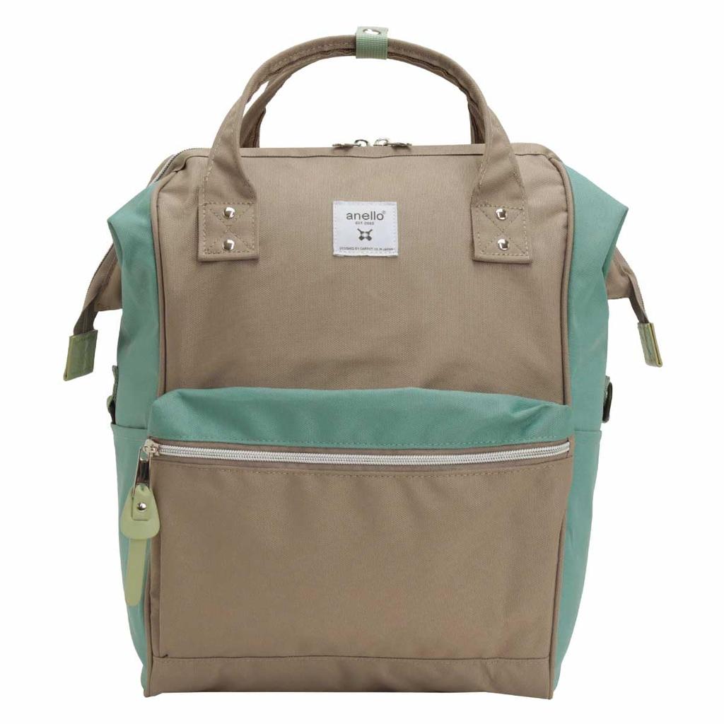 CROSS BOTTLE Backpack Regular A4 Metal Frame Closure Water-Resistant Multi-Pocket PC 13-inch Daypack Backpack 18L ATB0193Z Gray Beige GMG