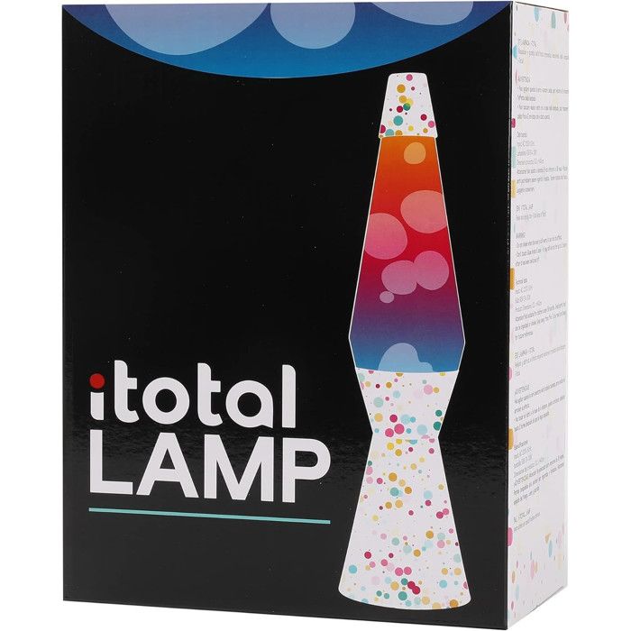 Itotal xl1780 lampe à lave 36 cm bubbles