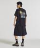 Nyuballanseu Nbneg31653 / Uni Sunny Rainy Water Lettering Short Sleeve T-Shirt (Black)