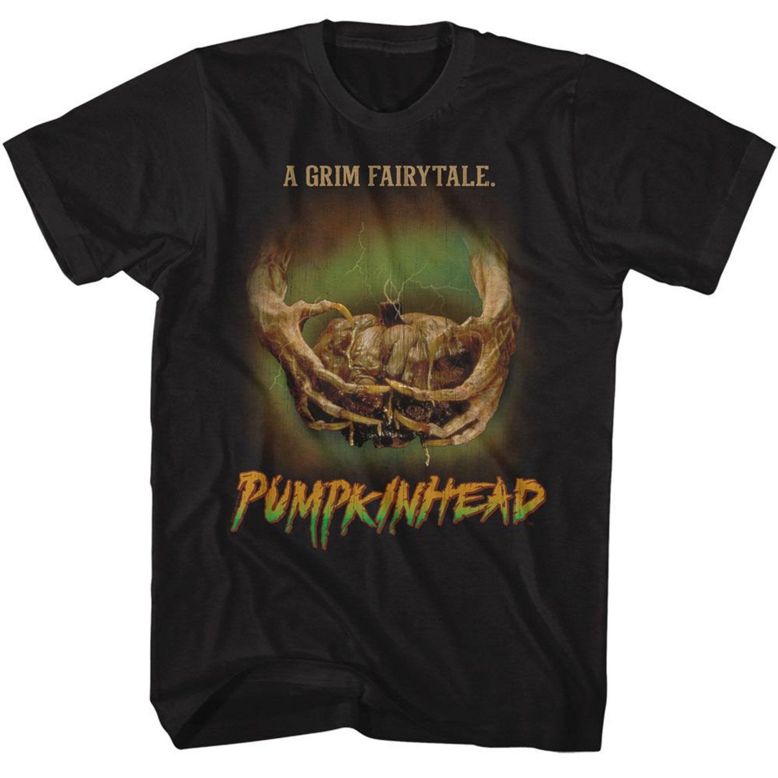 Pumpkinhead Claws Holding A Nasty Pumpkin Black T-Shirt M