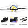 Adjustable Volleyball Training Aid, Beach Volleyball Spiking Trainer with Elastic Cord, Jump Assist Equipment for Solo Practice