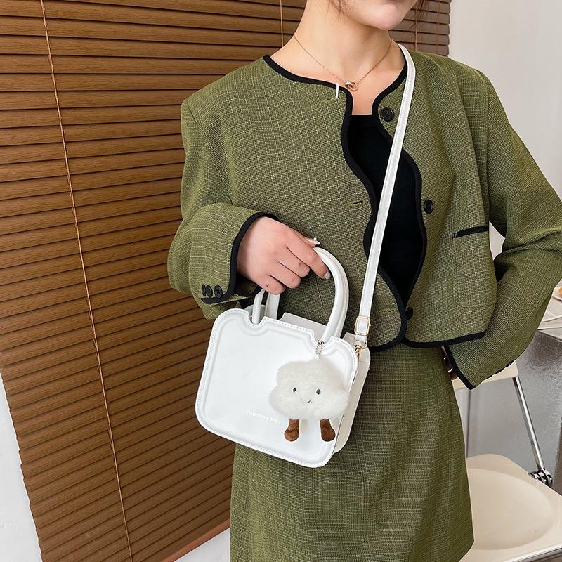 Popular Texture Small Bag Trendy Simple Women'S Bag Retro Shoulder Bag Foreign Style Messenger Small Square Bag