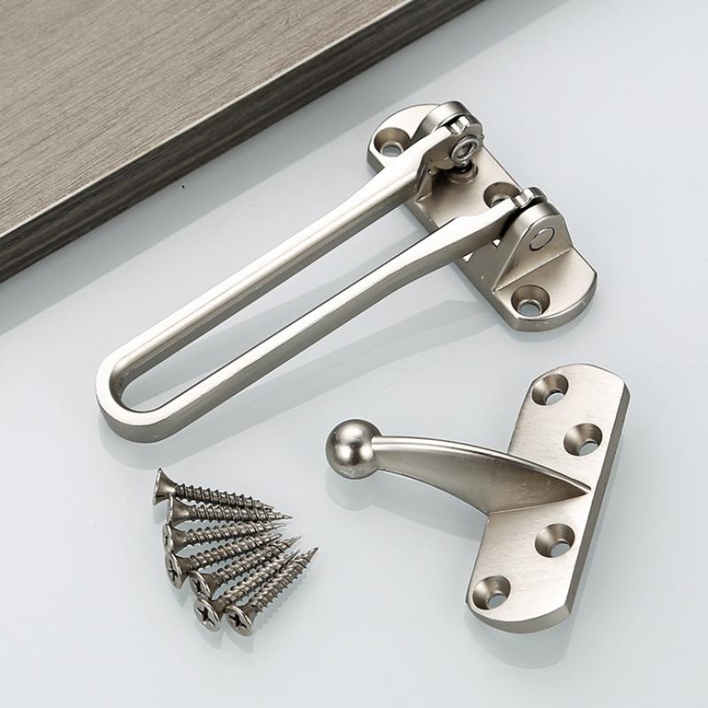 1Pcs Anti-Theft Buckle Door Buckle Door Bolt Door Lock Buckle Hasp Door Anti-Lock Buckle Household Thickening Mute Anti-Rust