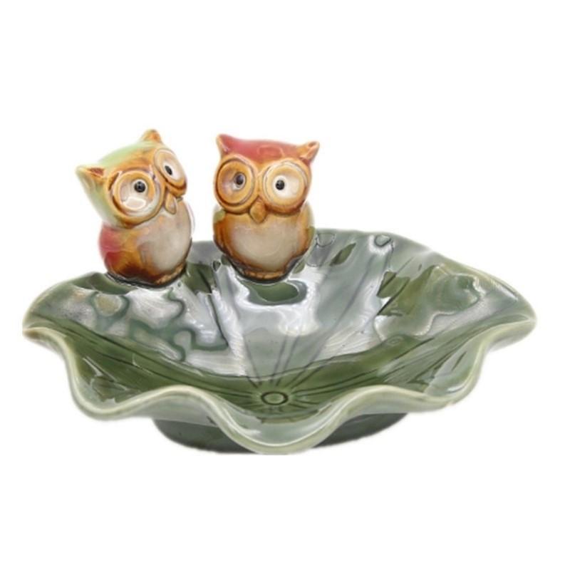 Creative Ceramic Soap Box For Bathroom Home Use Draining European Style Bathroom Soap Dishes Foyer Key Storage Ornament ZE660