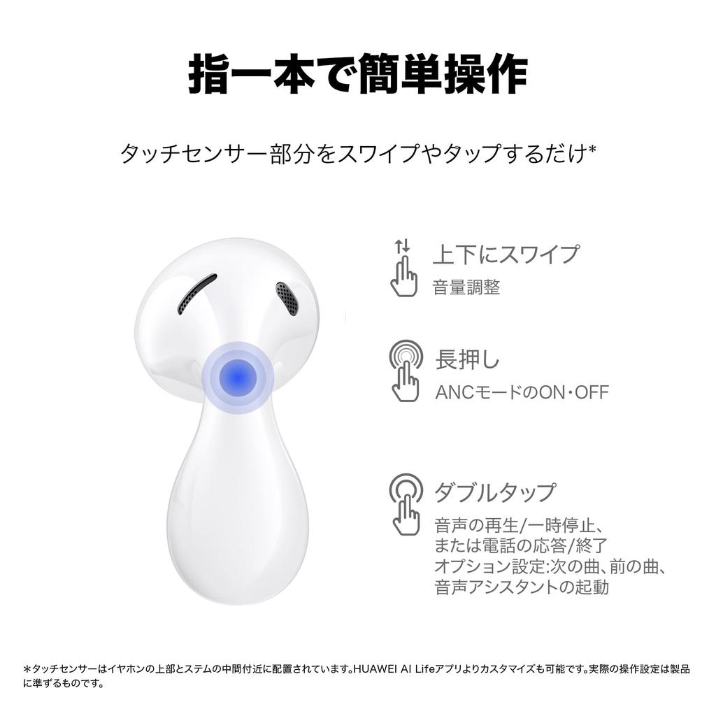 Huawei FreeBuds 5 True Wireless Bluetooth Geräusch Leistungsstark Adaptiv Elegant Geschwungen IP54 Keramikweiß Japanische Ohrhörer, Open-Ear, In-Ear, Geräuschunterdrückung,
