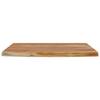 Wall Shelf 50 x 30 x 2.5 cm Rectangular Solid Acacia Wood with Natural Edge