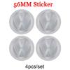 2025 Caldo 4 Pezzi 56/60/65mm Adesivi Coprimozzo Centrale per Cerchi Auto Emblema Tappo Mozzo Per Volkswagen VW R Line GTI Golf 5 7 Caddy Passat Polo T