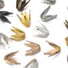 100pcs/lot Metal Flower Beads Caps Petal Shape Bulk End Spacer Base for DIY Bracelet Earring Jewelry Making Supplies Accessories