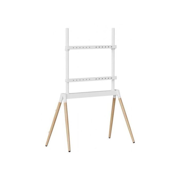 Soporte de TV Gembird TVS-86F-01-W Blanco/Madera 55-86" Gestión de cables integrada