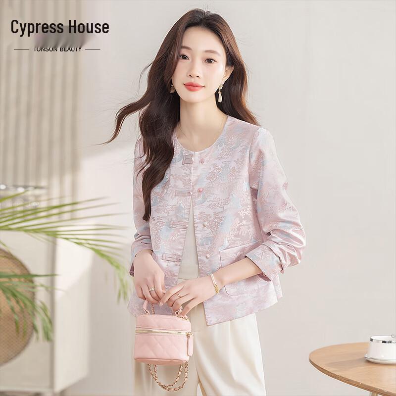 

Элегантная женская куртка свободного кроя с круглым вырезом Sibaishi L