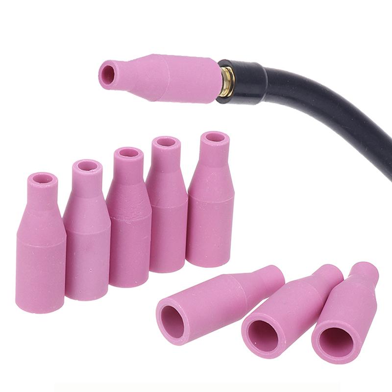 1/2Pcs Euro Style Welding Gun Tip Nozzle Shield Cup For Welding Torch Mb-15Ak 14Ak Mig/Mag Gas Ceramic Nozzle