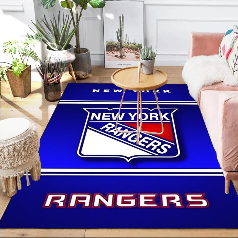 Rangers Hockey Area Rug Suitable for Indoor And Outdoor,Carpets for Kitchens, Homes, Offices, Living Rooms,Home Decor,Christmas Gift