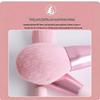 12-teiliges Make-up-Pinselset in zartem Rosa: Ideal für Puder, Rouge und Foundation