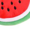 Watermelon Change Pouch Cute Fun Design Soft Plush Mini Purse for Lipsticks Earbuds Charging Cable