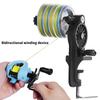 Non-slip Fishing Line Spooler Adjustable Fishing Line Winder Table Clamp Reciprocating Fishing Wire Winding Reclaimer Outdoor