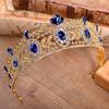 Nuovo stile full diamond e multi-cristallo lusso barocco europeo lega accessori corona da sposa