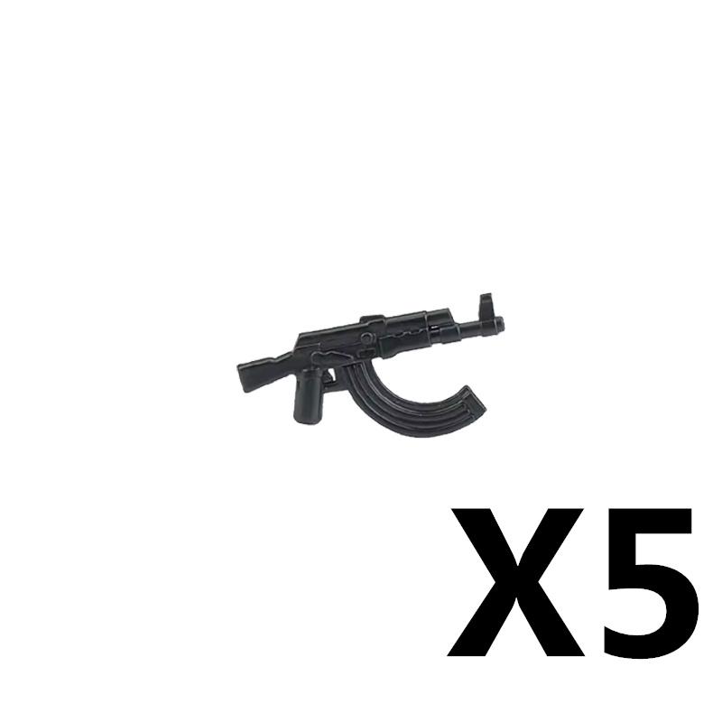 Military Soldiers Figures Weapons Building Blocks Accessories Two-color Guns Assault Sniper Rifles AK74 Rocket Launcher Toy Gift