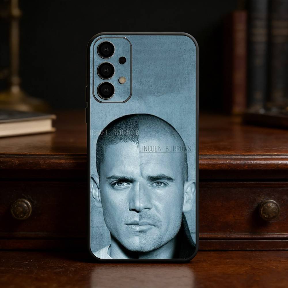 P-Prison Break Phone Case For Samsung S25,24,23,22,30,21,10,9,Ultra,Plus,Lite Soft Black Case