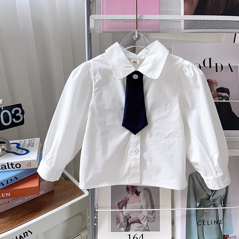 

Autumn/Spring Girls Academy Vest & Dress Shirt Set TQ555-TQ556 Size 120