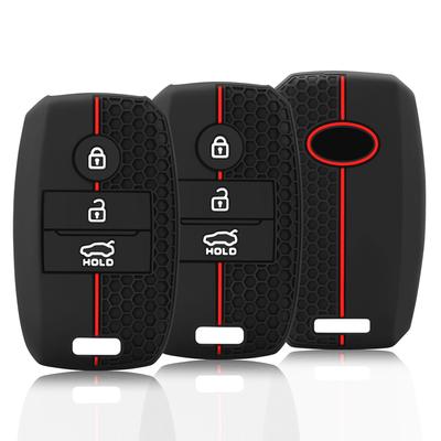 Housse de clé de voiture en silicone pour Kia Picanto Sportage 2017 2020 RIO 3 Cerato 4 Soul K5 Ceed Optima Seltos Sorento Accessoires