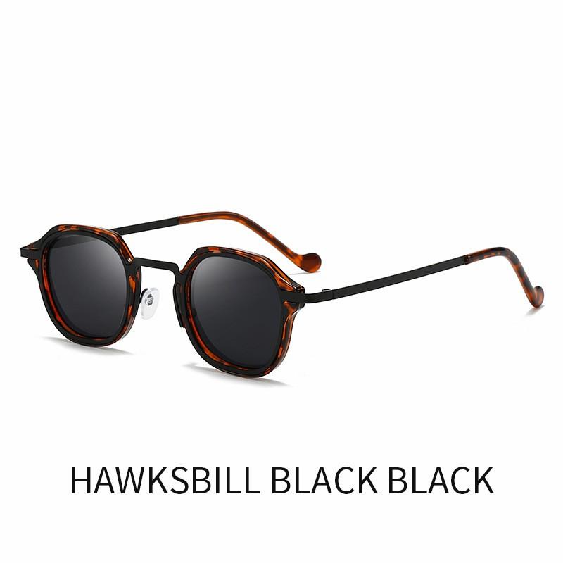 2025 Retro Steampunk Sunglass New Small Square Polarized Sun Glasses For Man Woman Metal Frame Eyewear Oculos De Sol UV400