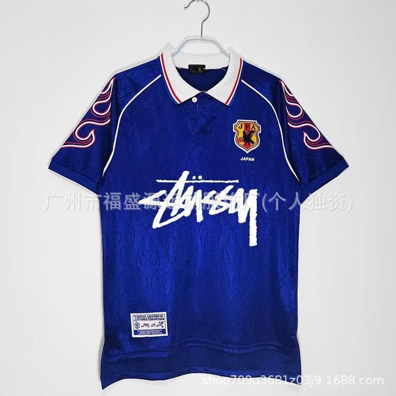 Retro Jersey Brazil Argentina Germany England Portugal Spain Signature Short Sleeved Football