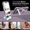 Magnetic Phone Cases with Stand for iPhone 17 Pro Max Air 16 15 13 14 Plus Mobile Case 12 11 Clear Black Cover with Kickstand