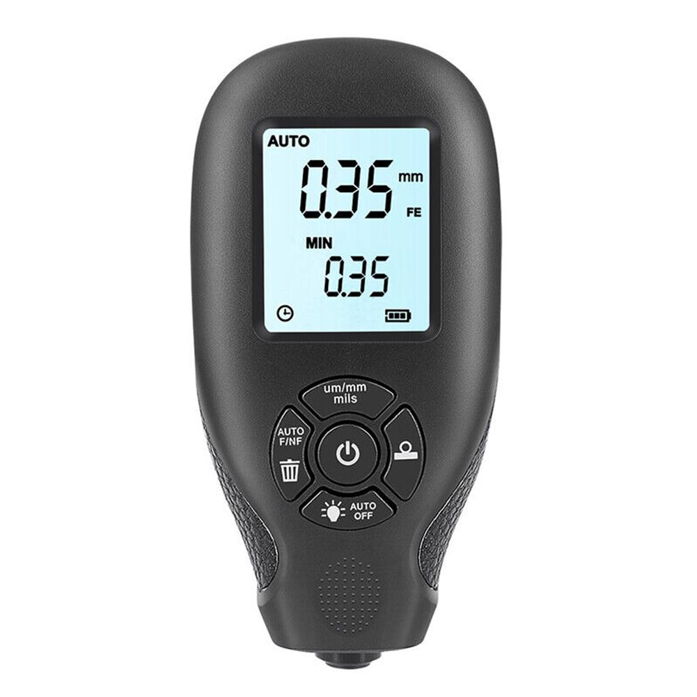 

Цифровой толщиномер покрытия, автоматический тестер краски 0,05-2,00 мм, инструмент для измерения толщины автомобильной краски