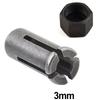 1pc Collet Chuck Cap With Nut Electric Router Drills Chuck For Makita 906 763620-8 3mm 6mm 763627-4 GD0603 GD0601
