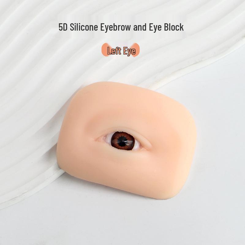 Beginner Microblading Practice Skin: Eyebrow & Eye Module Simulation