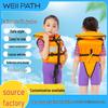 Kids' Life Jacket with Neck Protector, High Buoyancy Vest, Whistle-Equipped, Inflatable-Free Design for Boys and Girls.