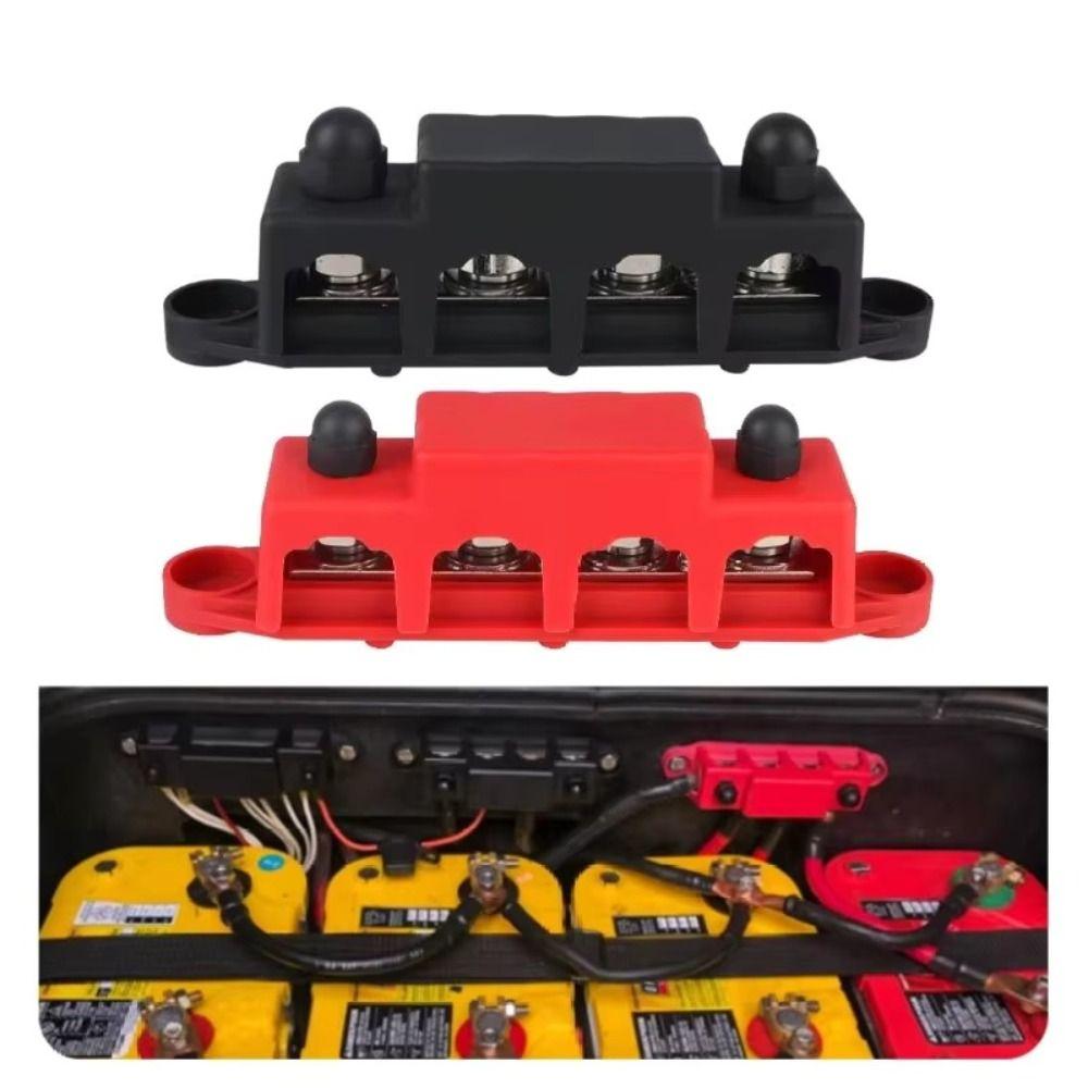 5 Way Bus Bar Terminal Block M10 Stud Terminal Block New Busbar Terminal Block Car Automotive