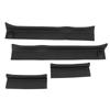Door Sill Guards Black Rubber Front Rear 4 Doors Sill Protector Kit for JL JT 2018?2024 Door