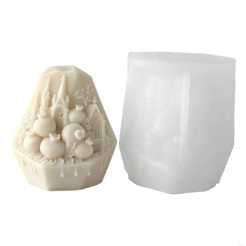 Pomegranate Embossed Silicone Mould for Candle Soap Chocolate Baking Tool Multipurpose Silicone Molds for Resin Casting HX6C