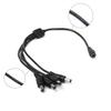 DC Female to 4 Male Power Splitter Adapter Cable for