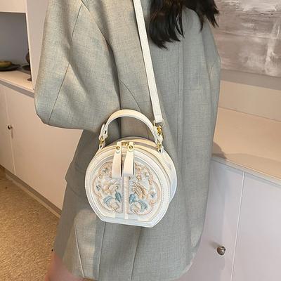 Today's Popular Small Bag Women's New Versatile Messenger Bag Summer Exquisite Portable Small Round Bag