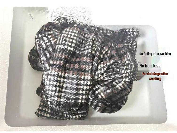 New Autumn/Winter Women's Brushed Plaid Velvet Shirt Jacket - Long Sleeve, Loose, Warm Korean Style