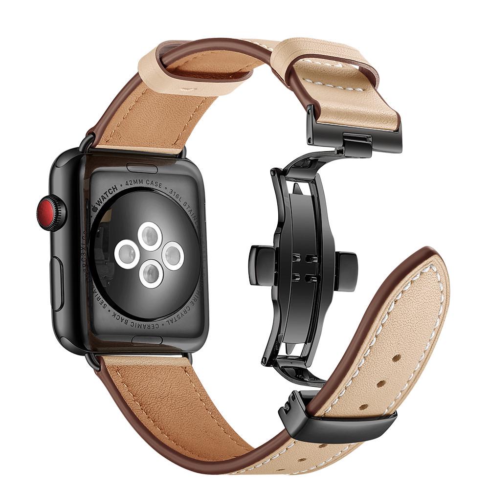 Γνήσιο δερμάτινο λουράκι για Apple λουράκι ρολογιού 45mm 41mm 44mm 40mm 42mm 38mm 44 correa βραχιόλι iWatch series 3 4 SE 6 7 λουράκι 45 mm