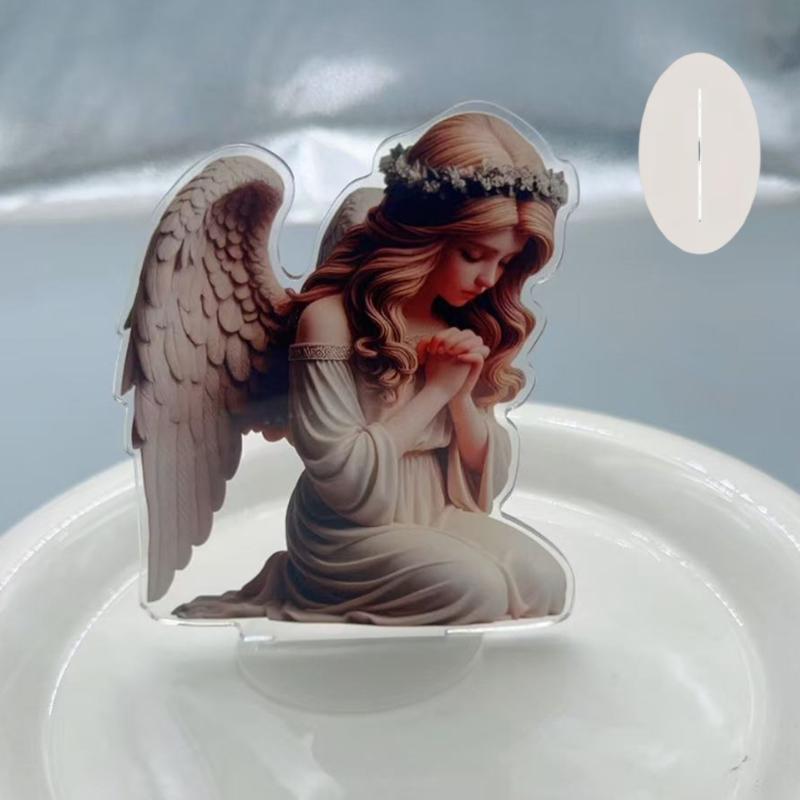 Dekoracyjna Figurka Dekoracja Smoka Do Biura Prezent na Parapetówkę Dekoracja Biurka Ornament 2D Akrylowy Ornament na Biurko