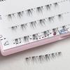 Jimei J09 Segmented False Eyelashes - Transparent Stem, Lightweight, Airy Lily Design