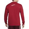 Nike Logo Print Crew Neck Pullover Vintage Sports Sweatshirt Men sweatshirt Red FD4024-608