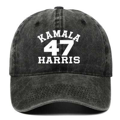 2025 HARRIS Letterprinted Washed Baseball Caps for Men and Women Outdoor Casual Sun Protection and Shading Hats