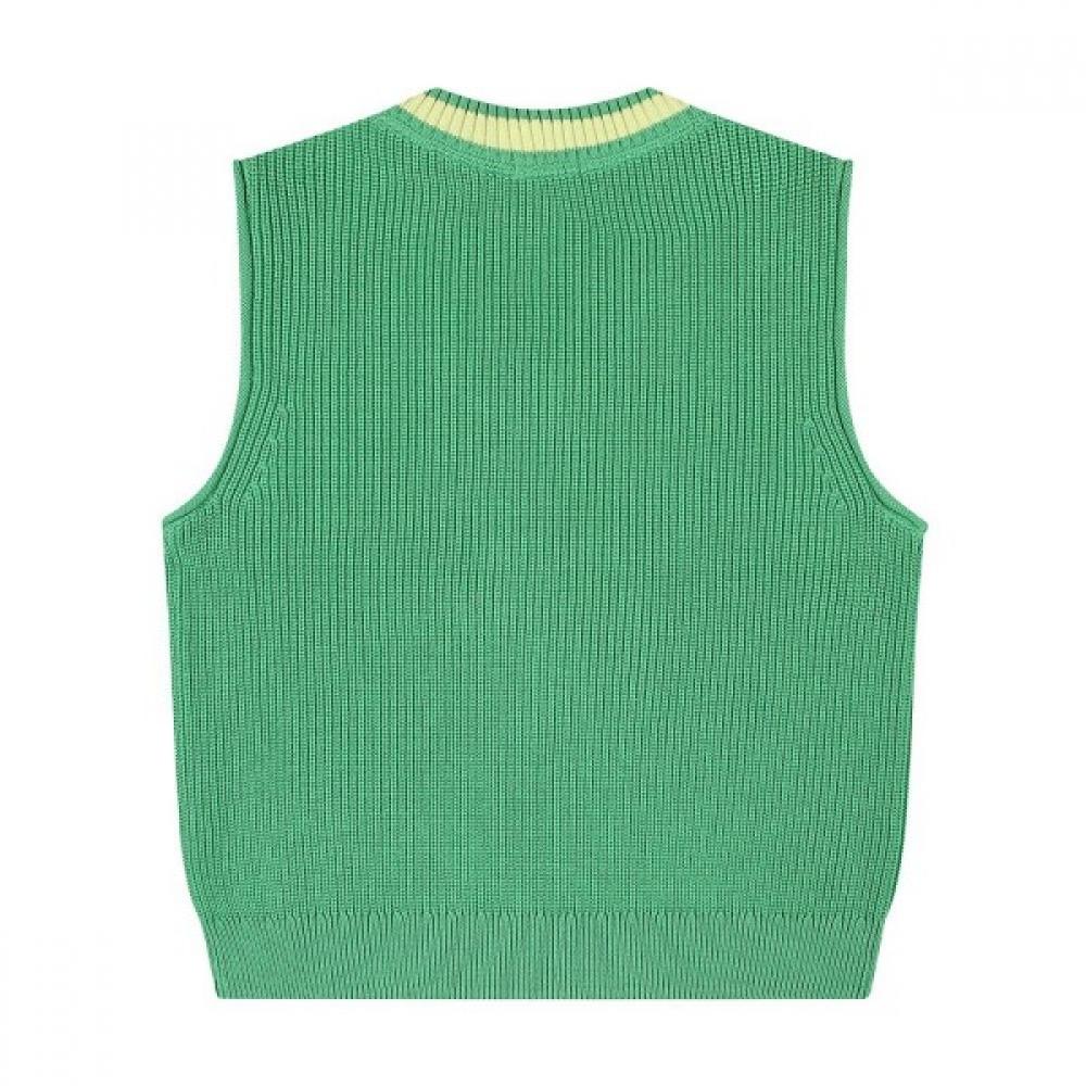 [hedges Kids] Vestă Pulover Organică Earth Verde Hus02kv02m Gn