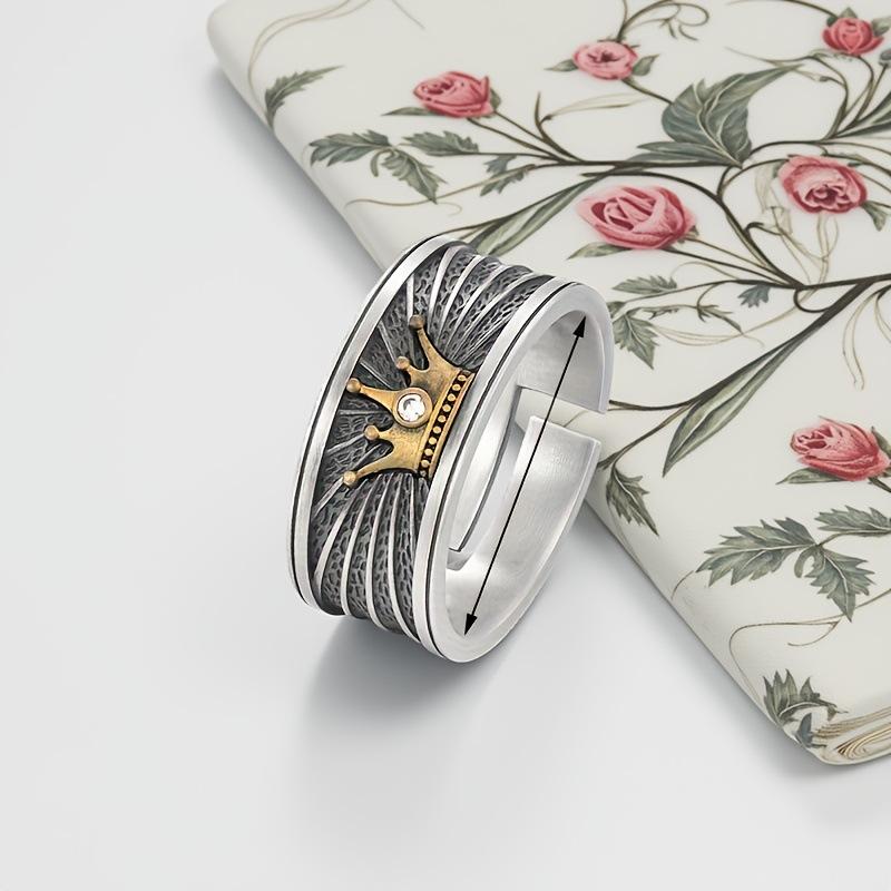 Wind Crown Ring Light Luxury Trend
