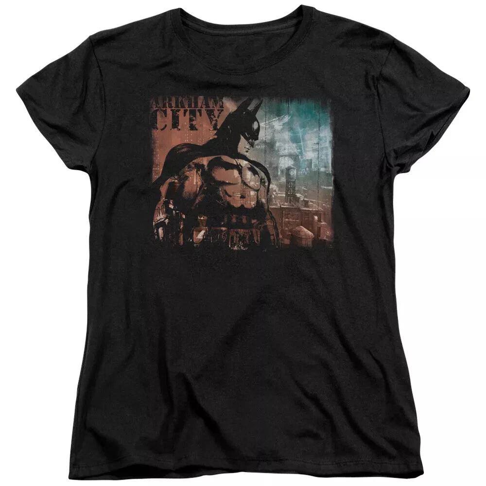 Batman Arkham City  City Knockout  Women s T-Shirt L