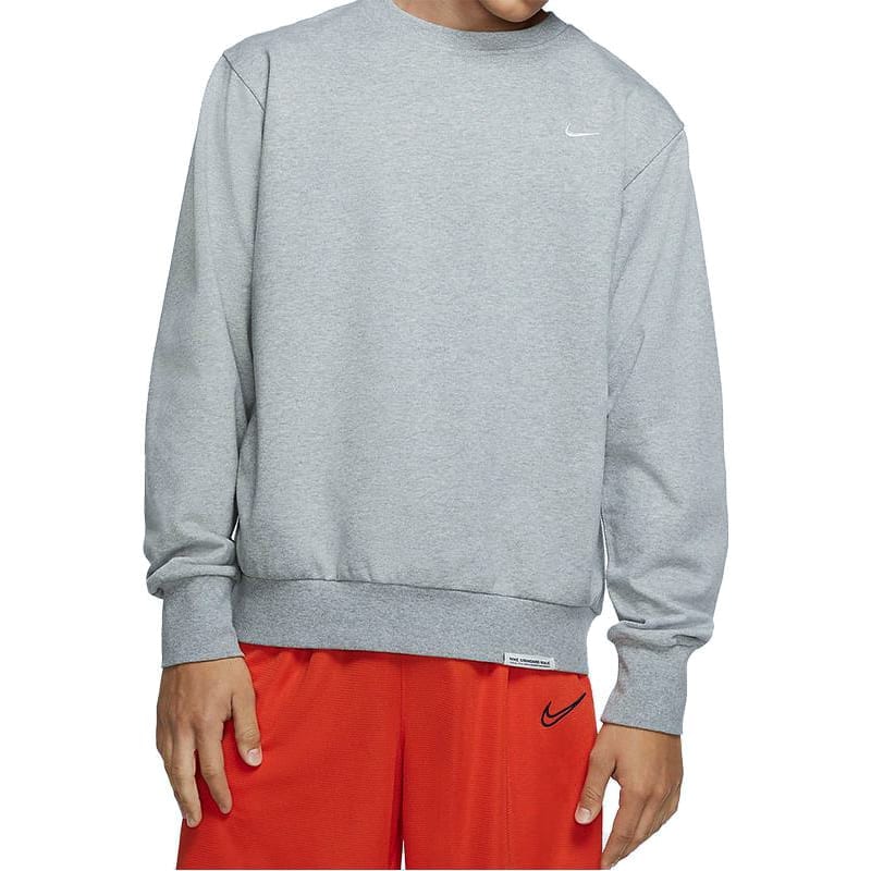 Nike Dry Sweatshirts Men's Gray Crew Neck Moderate Other CK6359-063