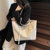 Large Capacity Tote Bag with Dual Handles Stylish Women's Shoulder Bag for Work Shopping and Everyday Use