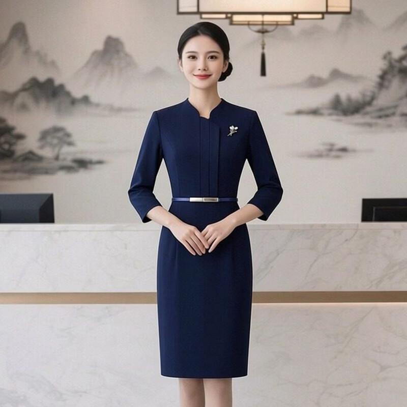 

Коллекция профессиональной офисной и ресепшен одежды для женщин Trolman 3XL